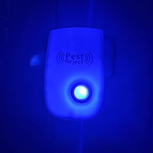 Cargar imagen en el visor de la galería, Repelente de mosquitos eléctrico ultra sónico , Repelent de Insectos ultrasónico Ahuyentador de Insecto ultra-sónico Repelente de Plagas para Casa 220V 0.48W
