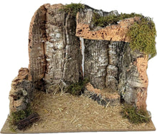 Cargar imagen en el visor de la galería, Cueva de Corcho Navideño Para Decoracion Navidad de Belén Nacemiento
