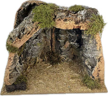 Cargar imagen en el visor de la galería, Cueva de Corcho Navideño Para Decoracion Navidad de Belén Nacemiento
