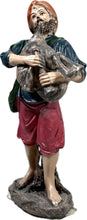Cargar imagen en el visor de la galería, Set de 4 Figuras de Belén – Pastores Músicos 13 cm en Resina - Gerimport
