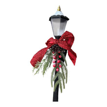 Cargar imagen en el visor de la galería, Muñeco de Papá Noel con Farol plegable, 110 cm, Decoración Navideña para Hogar - Gerimport
