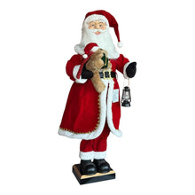Cargar imagen en el visor de la galería, Figura Papá Noel Navideño 110cm con Luz, Sonido y Movimiento | Decoración Navidad con Sensor de Voz y Lámpara Navideña

