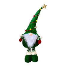 Cargar imagen en el visor de la galería, Muñeco Gnomo Extensible Navideño – Decoración de Navidad 118 cm
