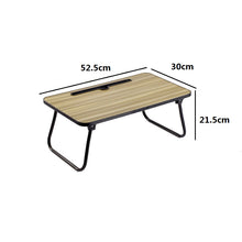 Cargar imagen en el visor de la galería, Mesita Multiuso Plegable de Madera – Escritorio Portátil para Cama o Sofá con Patas Plegables
