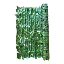 Cargar imagen en el visor de la galería, Malla Artificial de Hojas Verdes para Cercos y Decoración – Valla Artificial de Hoja Panel Enrollable para Jardín, Balcón y Terrazas
