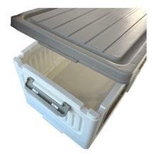 Cargar imagen en el visor de la galería, Organizador Apilable con Ruedas X2 – Caja de Almacenaje Plegable con Puertas Frontales – 3 Tamaños Disponibles – Plástico Resistente
