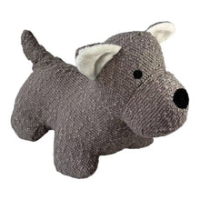 Cargar imagen en el visor de la galería, Bonito ratón con bufanda, perro, gato, saco para puerta, tope de puerta de relleno de arena, animales pesados, 1 kg, bonita decoración del hogar, juguete para niños (gris)
