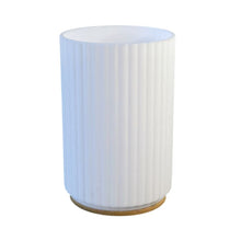 Cargar imagen en el visor de la galería, Set de Baño Premium de 3 Piezas | Diseño Acanalado PP y Bambú | Dosificador 350ml, Vaso y Jabonera | Estilo Nórdico Moderno
