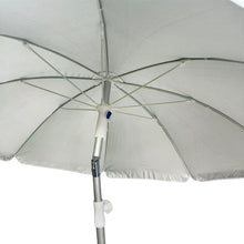 Cargar imagen en el visor de la galería, Sombrilla de Playa Inclinable Ajustable con Protección UV, Poste de Aluminio 28/32 mm, Varillas de Fibra de Vidrio, Incluye Bolsa de Transporte color Azar
