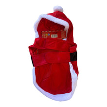 Cargar imagen en el visor de la galería, Disfraz de Papá Noel Santa Claus para Perro Mascota Talla M Poliéster

