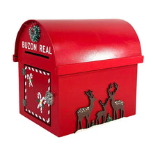 Cargar imagen en el visor de la galería, BUZÓN REAL DE NAVIDAD Madera - Adorno Decorativo 16X20X19 CM
