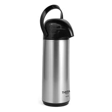 Cargar imagen en el visor de la galería, Termo con Dispensador Asa Exterior Acero Inoxidable interior de Vidrio Apto Para Bebidas calientes y Frias 1 L - THERMOSPORT
