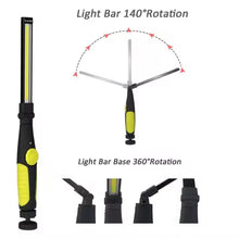 Cargar imagen en el visor de la galería, Luz Led de trabajo Plegable y regulable, recargable por USB, magnética, giratoria 360°, máx. 5 W, 230 lm Maxia Market
