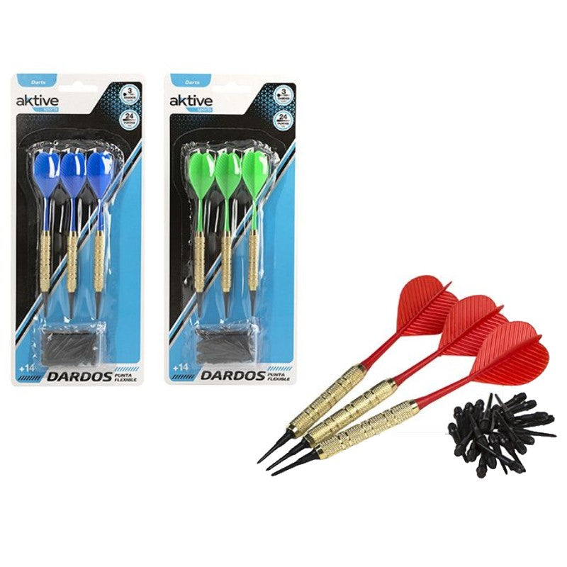 9 Dardos puntas plstico Flexibles para Diana electrónica + 72 Puntas Flexibles