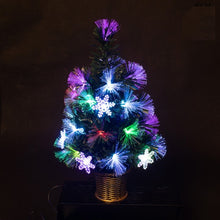 Cargar imagen en el visor de la galería, Arbol De Pino De Navidad Artificial Con Luz Multicolor Con Maceta 40 Cm
