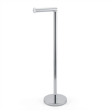 Cargar imagen en el visor de la galería, Soporte Portarrollos de Baño de Pie 2 en 1 - Portarrollos con Brazo Abatible 90º - Acero Inoxidable Anti-óxido - Diseño Moderno para Aseo - 72x15 cm - Plata Brillante
