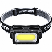 Cargar imagen en el visor de la galería, Linterna de cabeze frontal led recargables USB-C – 2 Modelos A/B – 5/6 Modos – Ajustable – IPX4 gran luminosidad e iluminacion para campo, camping al aire libre, escalada de montaña y minería y reparación de automóviles
