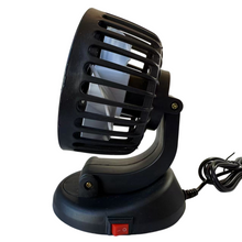 Cargar imagen en el visor de la galería, Ventilador para Coches cabeza Giratorios 360º con su Mango Ajustable con Cable de USB 5V
