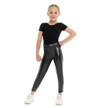 Cargar imagen en el visor de la galería, Leggins Metalizado Infantil de Niños Largo de Brillo Pantalon Elastico Efecto Metalizado Estilo Brillante Unisex Para Disfraz de Carnaval
