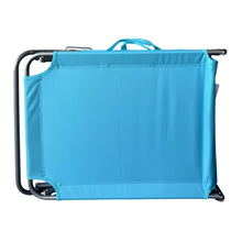 Cargar imagen en el visor de la galería, Tumbona Hamaca Plegable para Playa, Jardín, Terraza - Silla Hamaca Multiposiciones de Metal - 3 Posiciones 24 x 55 x 188 cm
