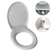 Cargar imagen en el visor de la galería, Tapa del Inodoro Wc Pp Con Caida Amortiguada Y Facil De Quitar - Blanco, Asiento de inodoro tapa para WC ,Tapa para Asiento de WC
