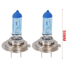Cargar imagen en el visor de la galería, 2PCS Bombillas Halógenas H7 para Faros Delanteros Coche 12V 55W, 3600K, 4500K y 6400K
