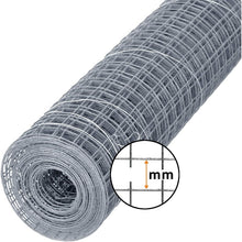 Cargar imagen en el visor de la galería, Maxia Market - Valla Malla metálica para galero jardín, protección contra ratas, ratones y serpientes, malla metal flexible, rollo valla de alambre gaanizado

