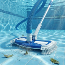Cargar imagen en el visor de la galería, Cabezal de Vacío para Piscina de Lujo con Cepillos Laterales, Limpiador de Fondo de Piscina de Alta Eficiencia, Compatible con Manguera de 2.7cm, Material ABS Duradero

