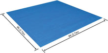 Cargar imagen en el visor de la galería, Tapiz de Suelo Protector para Piscina Bestway – PVC Resistente Azul
