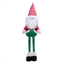 Cargar imagen en el visor de la galería, Figura de Navidad Flexible de 53 a 87 cm - Muñeco Decorativo Navideño con Patas Extensibles para Decoración del Hogar, Chimenea y Árbol - Gerimport
