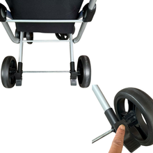 Cargar imagen en el visor de la galería, Carro de Compra de 4 Ruedas con marco de aluminio Ligero plegable portátil 43 × 53 × 95 cm
