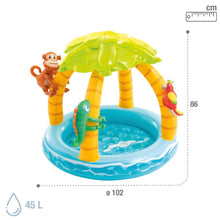 Cargar imagen en el visor de la galería, Piscina Hinchable Bebé Infantil Intex Isla Tropical, Champiñon
