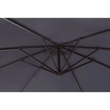 Cargar imagen en el visor de la galería, Sombrilla Parasol Excéntrico ø 300 cm Estructura Aluminio Tela de Poliéster de 180 g/m² Terraza Jardin Camping Playa (copia)
