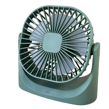 Cargar imagen en el visor de la galería, Mini Ventilador de Mesa 5&quot; con Enchufe de USB  5V 1W. Mini Ventilador de Sobrmesa
