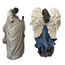 Cargar imagen en el visor de la galería, Nacimiento Belén 10 figuras Portal de Belén Reyes Magos María Jesús y José, Altura 15 cm
