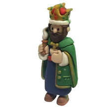 Cargar imagen en el visor de la galería, Belén de Navidad 12 Piezas de Goma 3D, Figuras Navideñas de 12 cm para Decoración del Nacimiento
