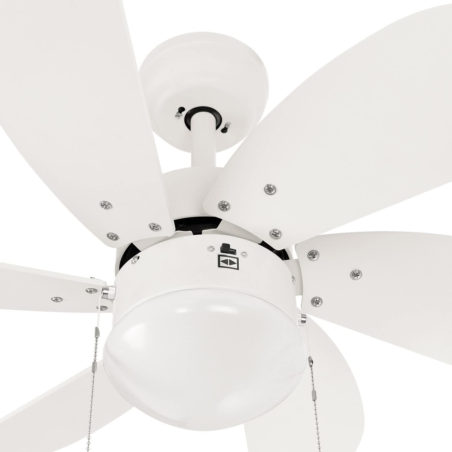 Ventilador De Techo Con Luz LED – 55 Cm, 6 Velocidades, Control Por App Y Mando, Modo Verano/invierno