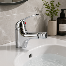 Cargar imagen en el visor de la galería, Grifo para Bidet / Bidé Baño Metal Cromado Mango Mezclador Manija Monomando
