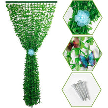 Cargar imagen en el visor de la galería, Tiras Hojas Artificiales Verdes para Jardín, Casa, Cortina la puerta de Decoración
