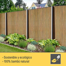 Cargar imagen en el visor de la galería, Valla de Protección Bambú Natural Ocultación y Protección – Visual y Viento de Caña Balcones Terrazas y Jardín – Robusto Biombo de Bambú Resistente a la Intemperie
