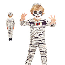 Cargar imagen en el visor de la galería, Disfraz Momia Sangienta Unisex Niño Niña Infantil Sonriente Para Halloween Carnaval
