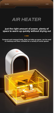 Cargar imagen en el visor de la galería, Mini Estufa Calefactor para Mesa Casa Hogar oficina 800-1200 W Electrico

