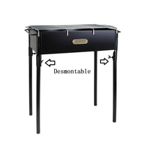 Cargar imagen en el visor de la galería, Barbacoa de Hierro Artesanal 45 x 25 x 60 cm Algon Bbq
