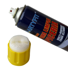 Cargar imagen en el visor de la galería, Espuma Limpia Tapiceria Multiuso PROFESIONAL 650ML Espuma Limpiatapiceria uso Especial para Tapicerías de Tela, vinilo y Semicuero,  Limpia Aromatiza y Esteriliza
