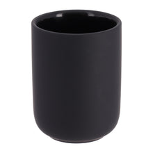Cargar imagen en el visor de la galería, Set de Accesorios de Baño de Cerámica con Acabado Rubber Soft Touch – Diseño Moderno Mate – Disponible en Set Completo de 4 Piezas o Individual (Negro / Beige)
