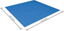 Cargar imagen en el visor de la galería, Tapiz de Suelo Protector para Piscina Bestway – PVC Resistente Azul
