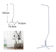 Cargar imagen en el visor de la galería, Soporte Metálico para Jaula de Pájaros 167 cm | Colgador de Pie Resistente para Jaulas, Plantas y Decoración Interior
