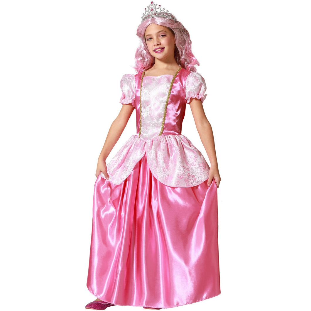 Disfraz Princesa Rosa Niña Infantil para Carnaval Fiesta Teatro