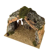 Cargar imagen en el visor de la galería, Cueva de Corcho Navideño Para Decoracion Navidad de Belén Nacemiento
