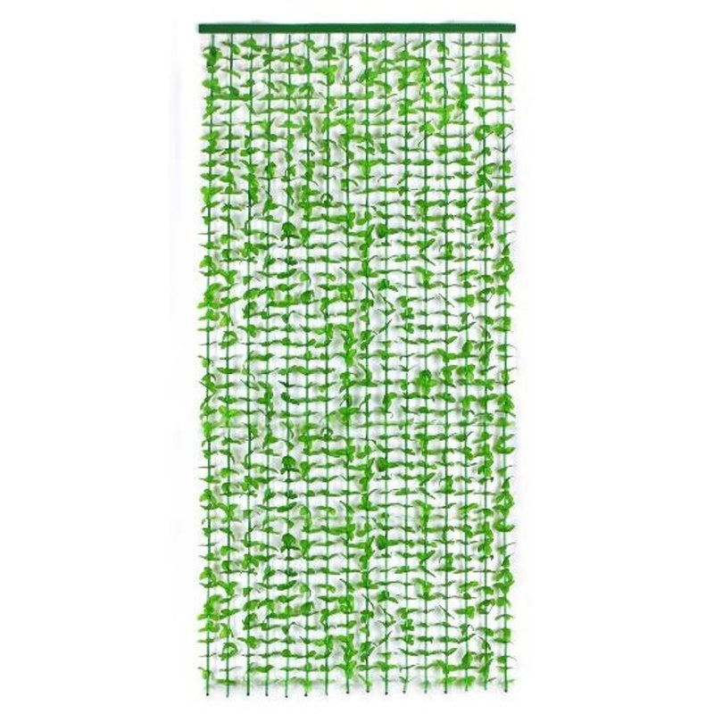 Tiras Hojas Artificiales Verdes para Jardín, Casa, Cortina la puerta de Decoración